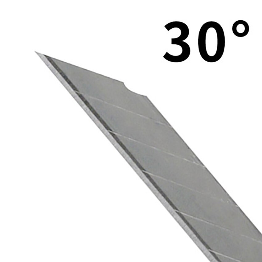 10PCS/Set Sharp Box Paper Cutter Utility Knife Replacement Blades 30 Degree Angle SK5 Blade for Retractable Utility Knives