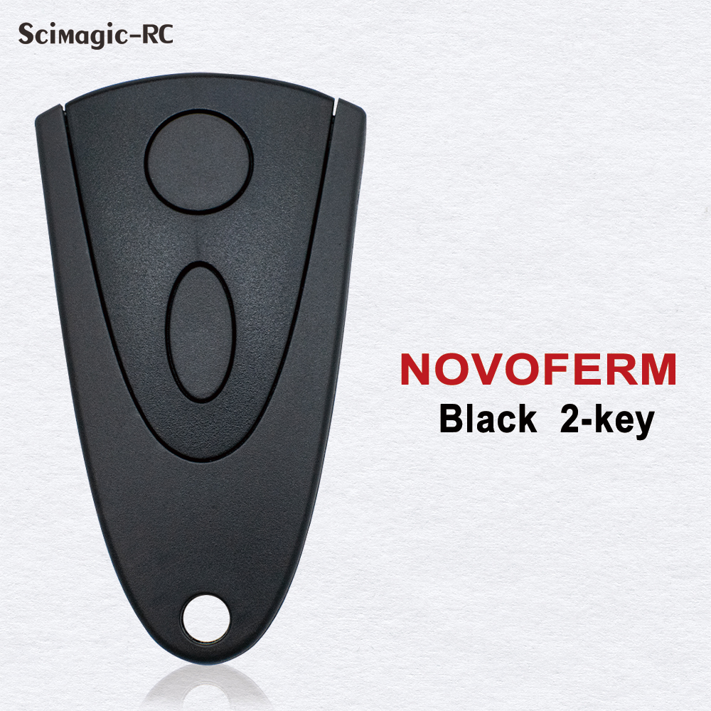 NOVOFERM NOVOTRON TORMATIC Garagentor-Fernbedienung 502 MAX43-2 504 MAX43-4 512 mischen 43-2 433,92 MHz Handsender: Silber