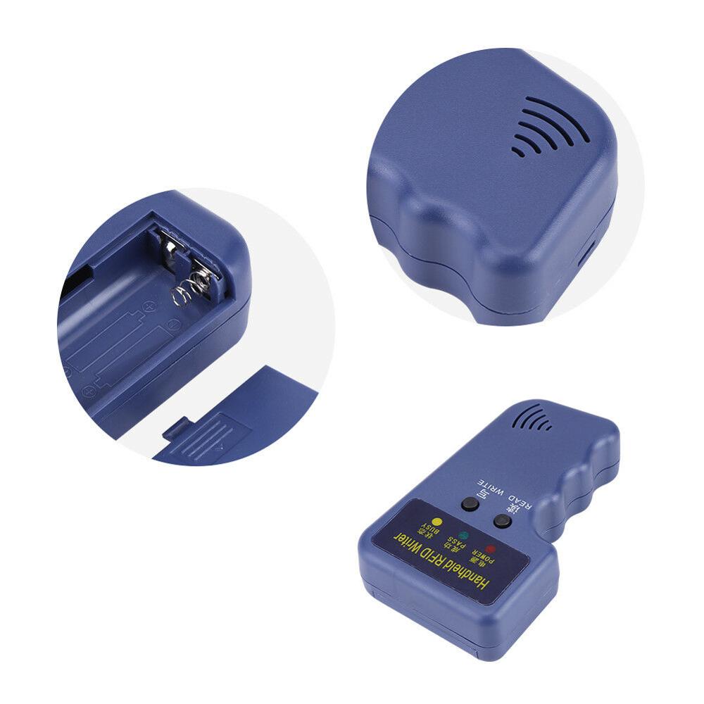 125 khz handhållen rfid-skrivare kopiatorläsare dupliceringsmaskin med 10 st  t5577 writalbe id-taggar keyfob token tag-kort