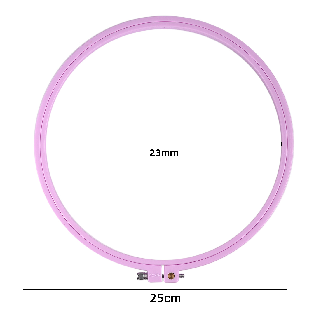 Obręcz robić haftowania z tworzywa ABS, prostokątna, kwadratowa, ramka robić haftowania, obręcz robić haftowania krzyżykowego, akcesoria robić szycia i rękodzieła.: Czekolada