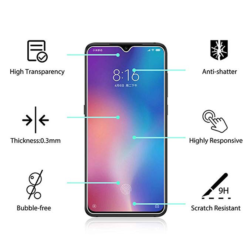 Protecteur d'écran verre trempé pour Samsung Galaxy A30 A40 A50 A60 A70 verre de protection pour Galaxy A30S A40S A50S A70S étui film