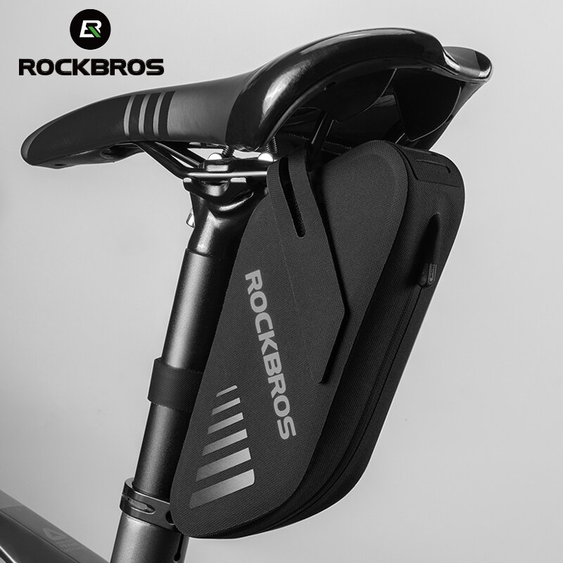 Rockbros Fiets Achter Tas Feflective Waterdichte Zadel Zadelpen Fietsen Opslag Fietstassen Mtb Road Vouwfiets Staart Zakken