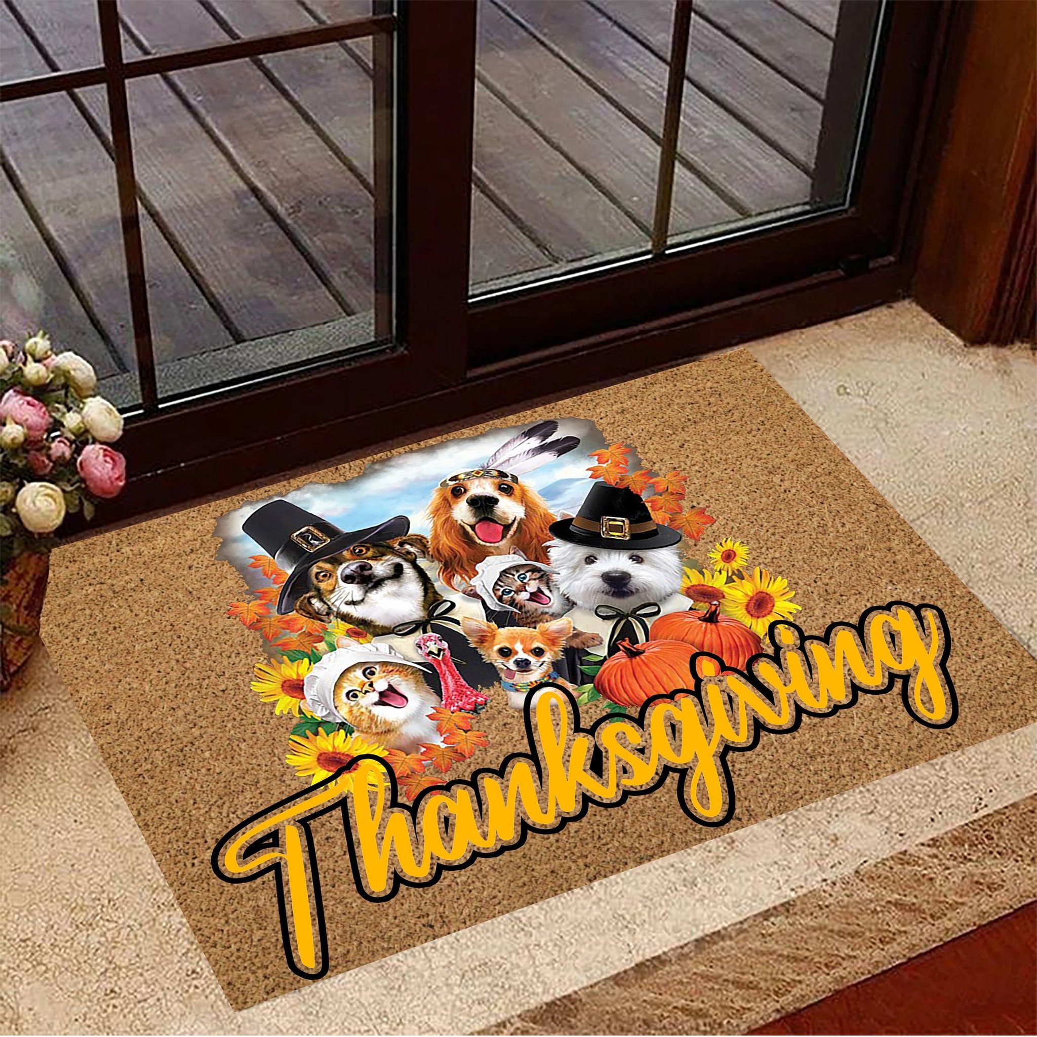 CLOOCL Golden retriever Speak Friend And Enter Doormat 3D Print Nonslip Absorbent Carpet for Bathroom Rug for Home: Doormat 6