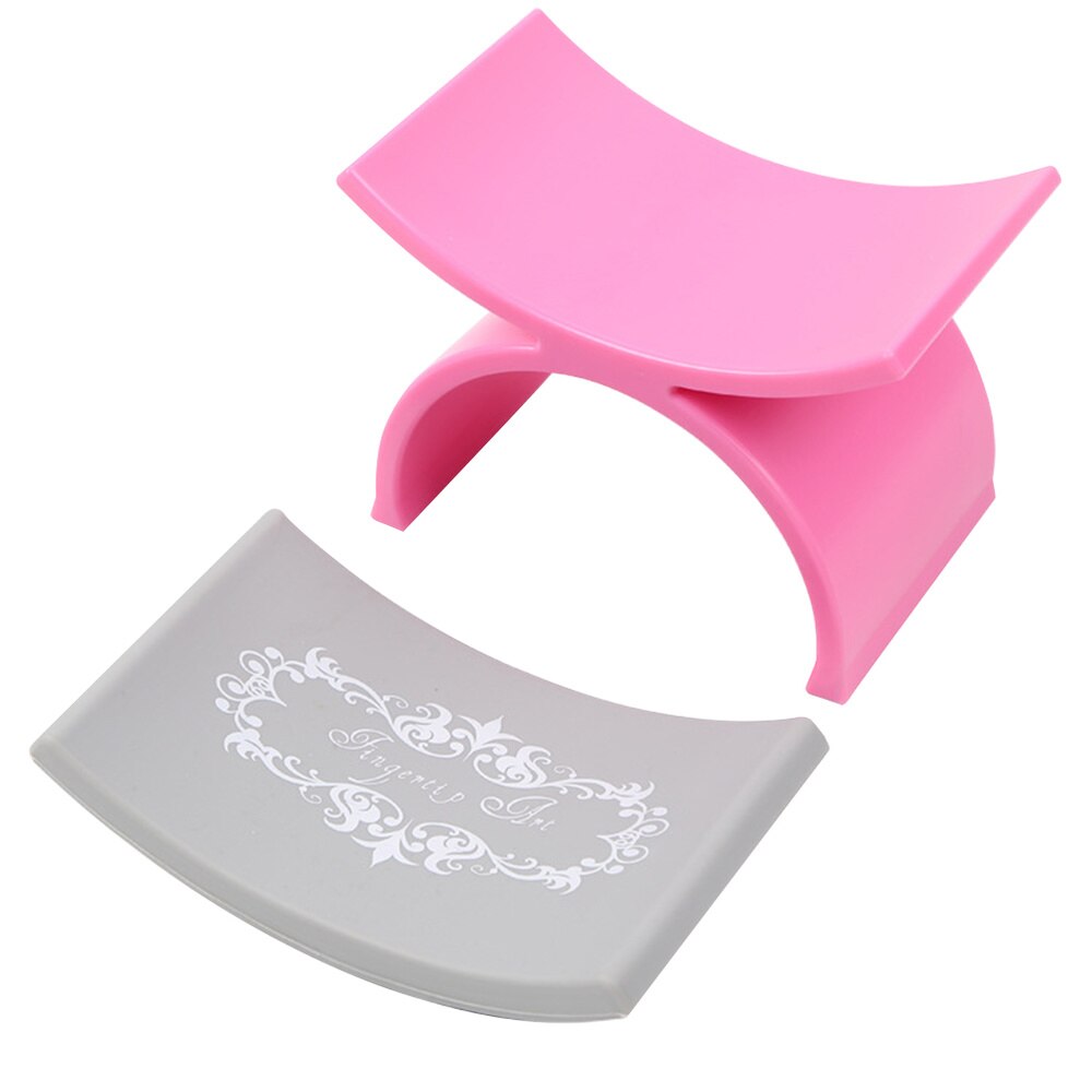 1Pc Nail Hand Pillow Manicure Wrist Pillow Silicone Hand Pillow Hand Rests Cushion U-shaped Hand Pillow For Home Store Outdoor N