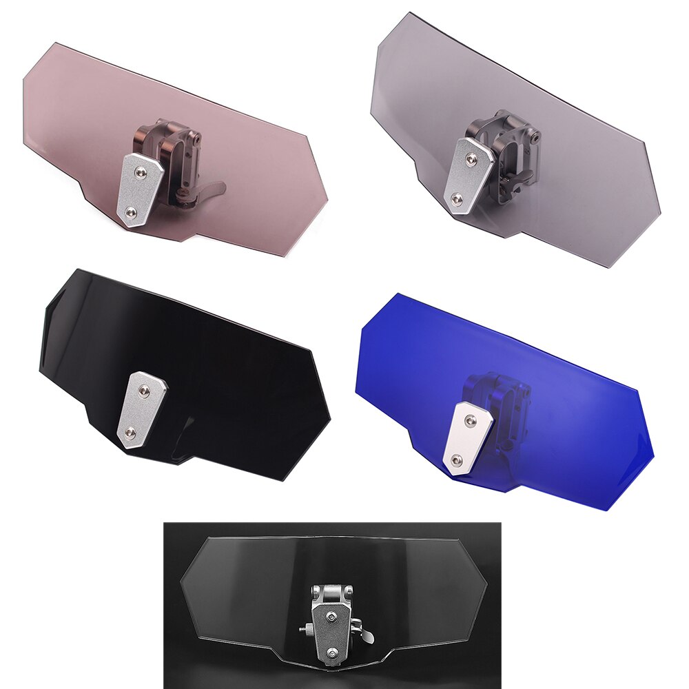 Universal Motorcycle Adjustable Windscreen Wind Deflector Windshield For Kawasaki BMW Ducati Honda Benelli Triumph Yamaha