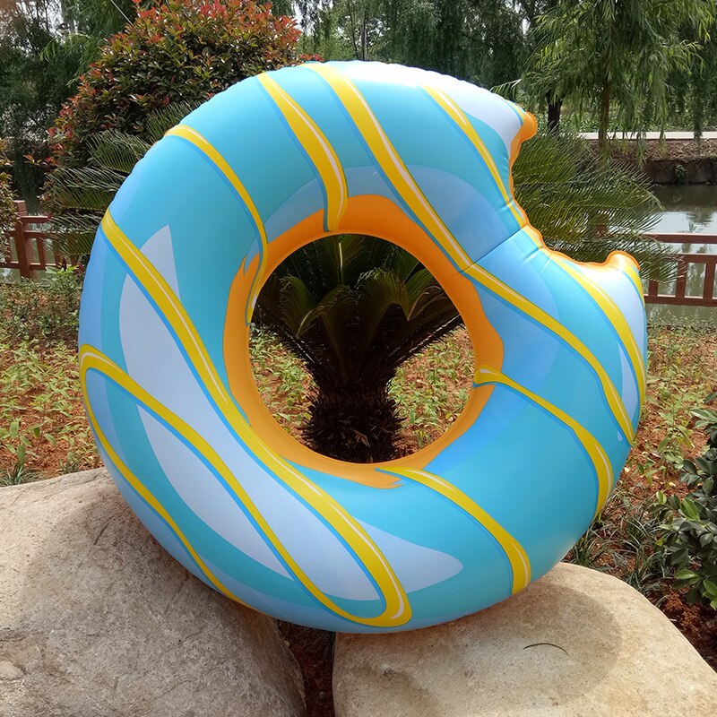 Uppblåsbar färgrik simning ring säker pool flytande sommar utomhusaktiviteter fest miljövänliga söta barn vuxna simning cirkel