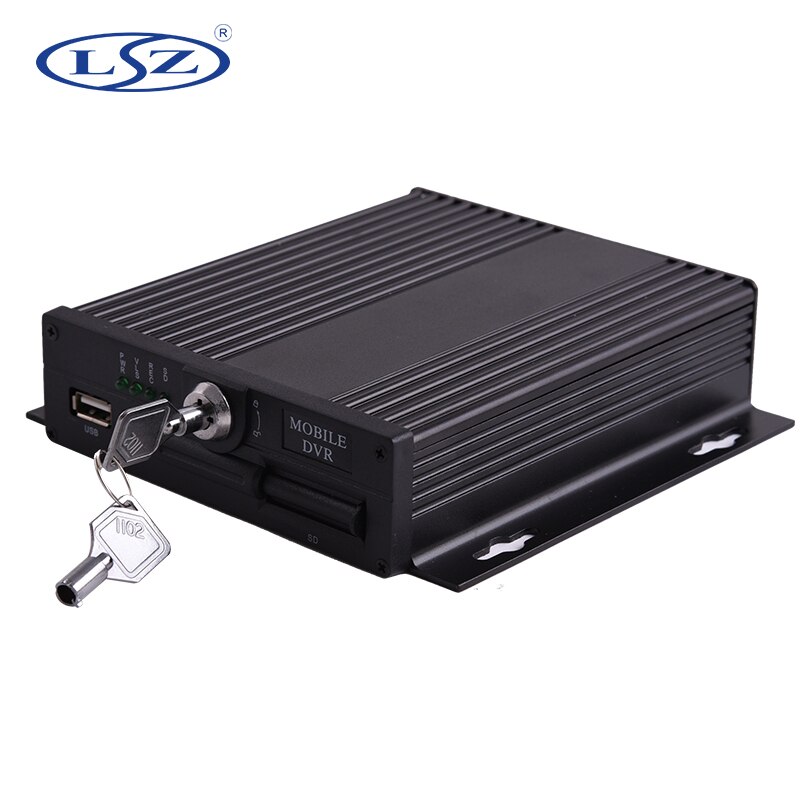 4 Channels 720P AHD 1.0MP School Bus Truck Taxi Trailer Single SD Card Mobile DVR