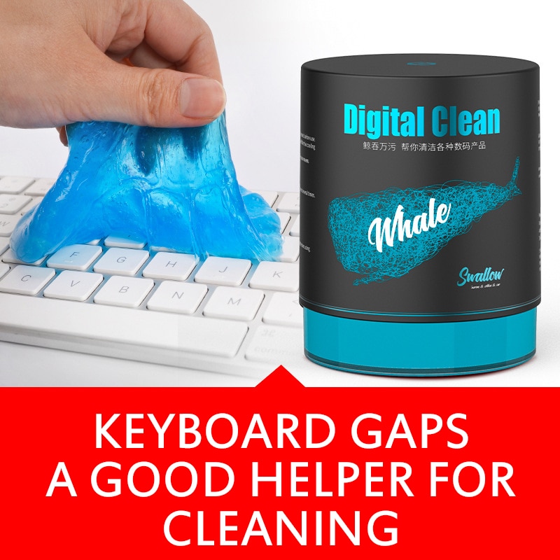 Clean Glue Car Keyboard Dust Dirt Cleaner Soft Sticky Gel Vent Monitor Household Cleaning Absorb Dust Debris All-Purpose Cleaner