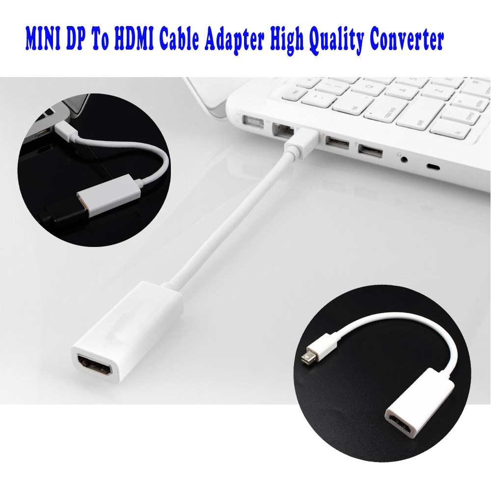 Mini DP Naar HDMI Voor Macbook Pro Aaanpasstuk Mini Display Port Naar HDMI Kabel Adapter Converter