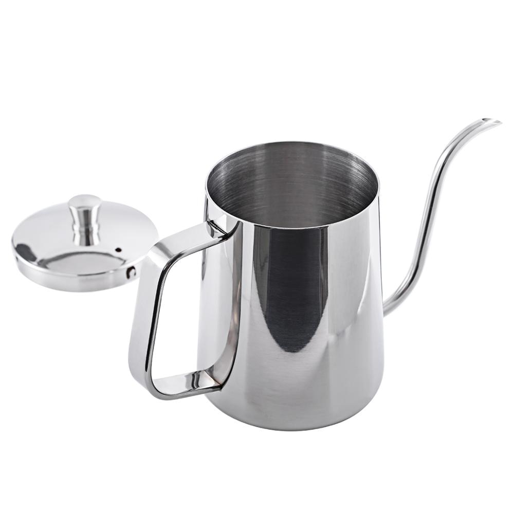 Wingjip Long Narrow Spout Coffee Pot Pour-Over Kettle Gooseneck Spout Drip Coffee Pot Perfect for Coffee Maker-600ml