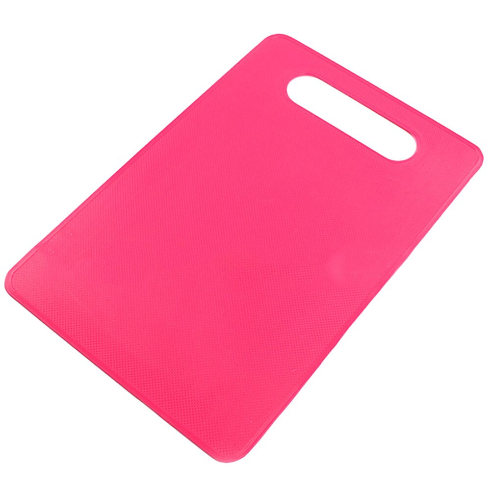 Nonslip Plastic Chopping Board Food Cutting Block Mat Tool Kitchen Cook Supplies Fruit and Vegetable Cutting: Magenta