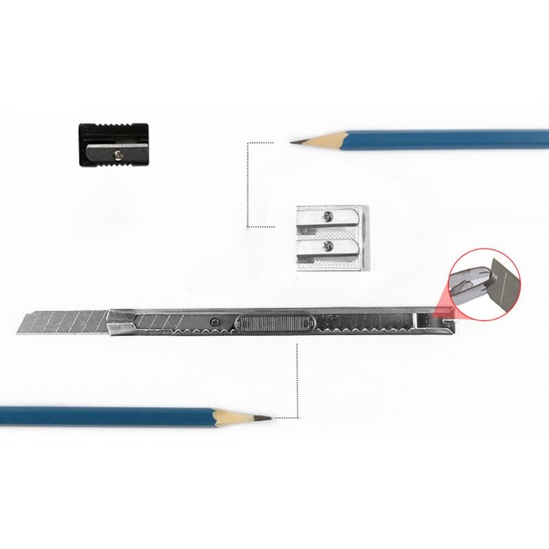 32 pièces ensemble de dessin de croquis Kit de crayon de charbon de bois Graphite sac de transport pour les étudiants d'art fournitures de peinture scolaire