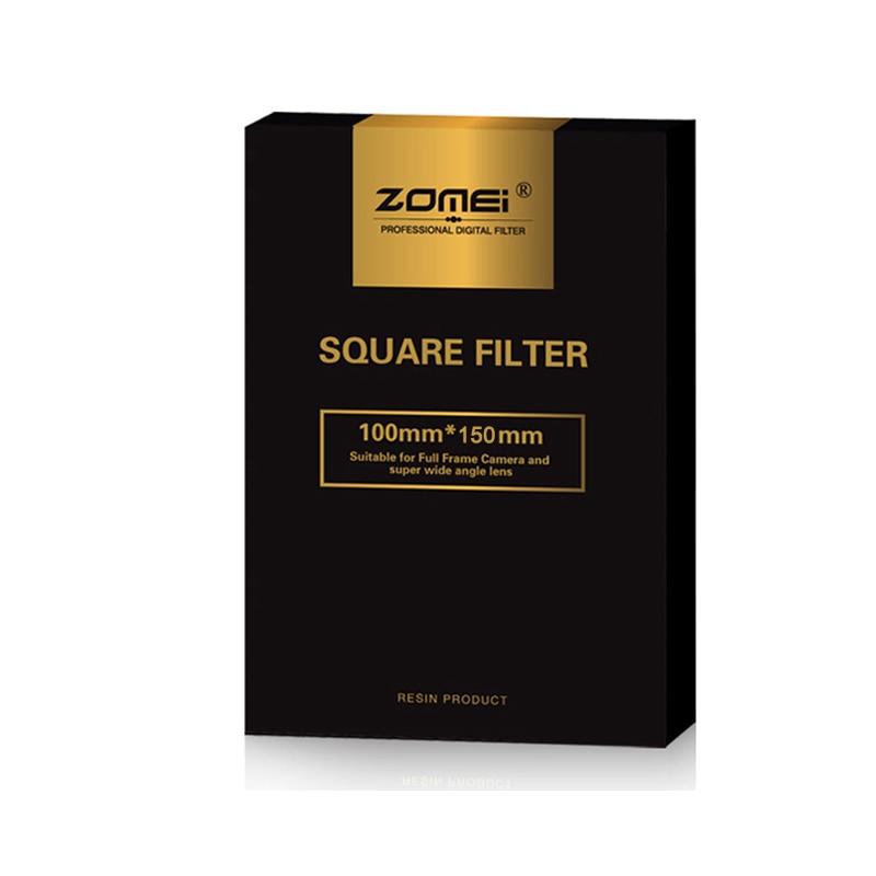 Filtre carré Zomei 100mm x 150mm densité neutre graduée gris GND248 ND16 100mm * 150mm 100x150mm pour filtre série Cokin Z-PRO