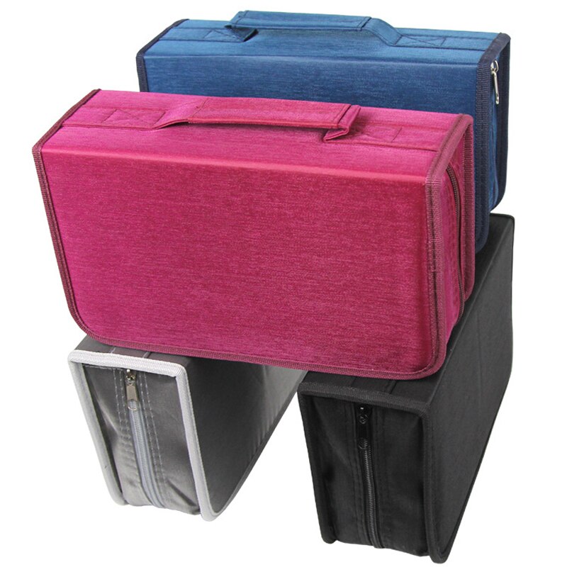 128 Large Capacity Disc DVD CD Case Holder For Car Media Storage CD Bag Portable Carry Bag Box For DVD CD Accessories