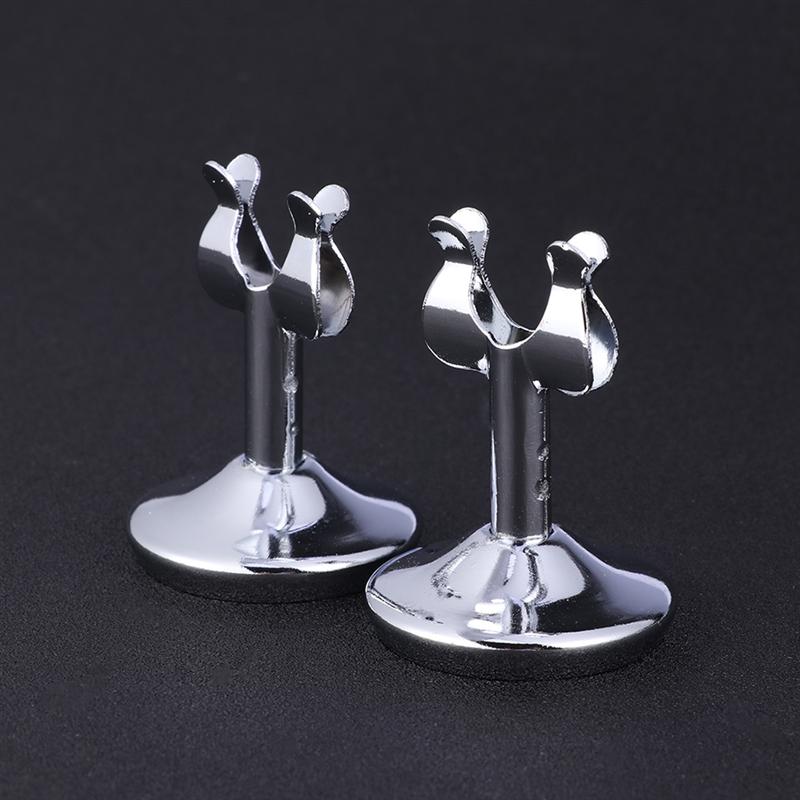 3Pcs Stainless Steel Menu Stand Portable Table Number Holder Menu Place Holder Meal Card Holder for Restaurant