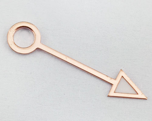 28.5MM white Sterile Watch face + watch hands golden rose Gmt hand Fit mingzhu dg3804 movement P510(16): 1gmt hand