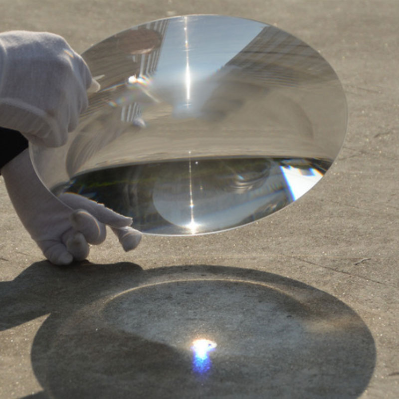 350mm Großen Durchmesser Solar- Fresnel-linse Optische PMMA Brennweite 185mm 900mm Solar- Konzentrator Großen Lupe 1PC