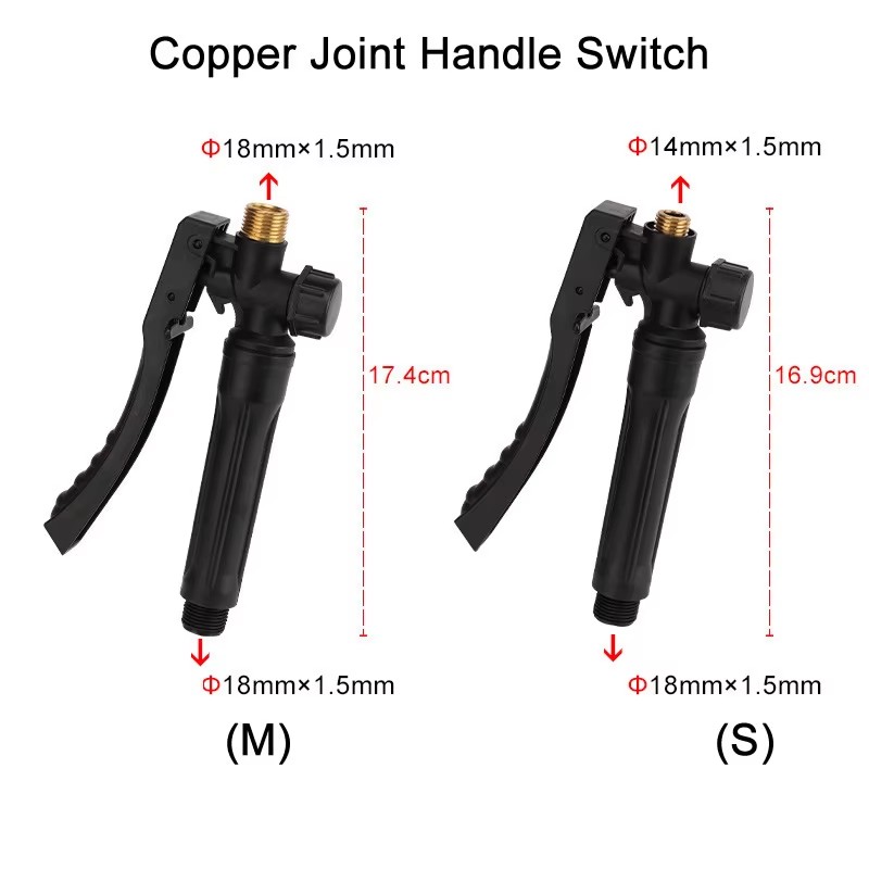 Handheld Handle Trigger Press Switch With Lock Connector For Electric Spraying Hand Sprayer Outdoor Garden Sprayer Accessories