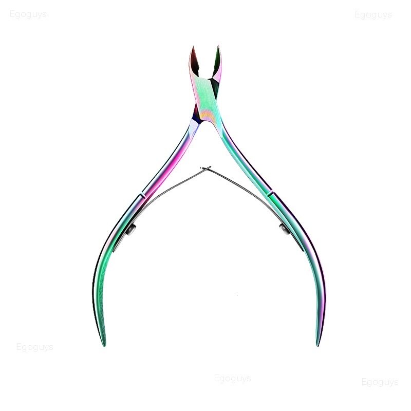 1Pcs Nail Clippers Big Nail Scissors Eagle Pliers Pedicure Pliers Nail Furrow Inlay Nail Clippers Eagle Mouth Nail Clippers: rainbow