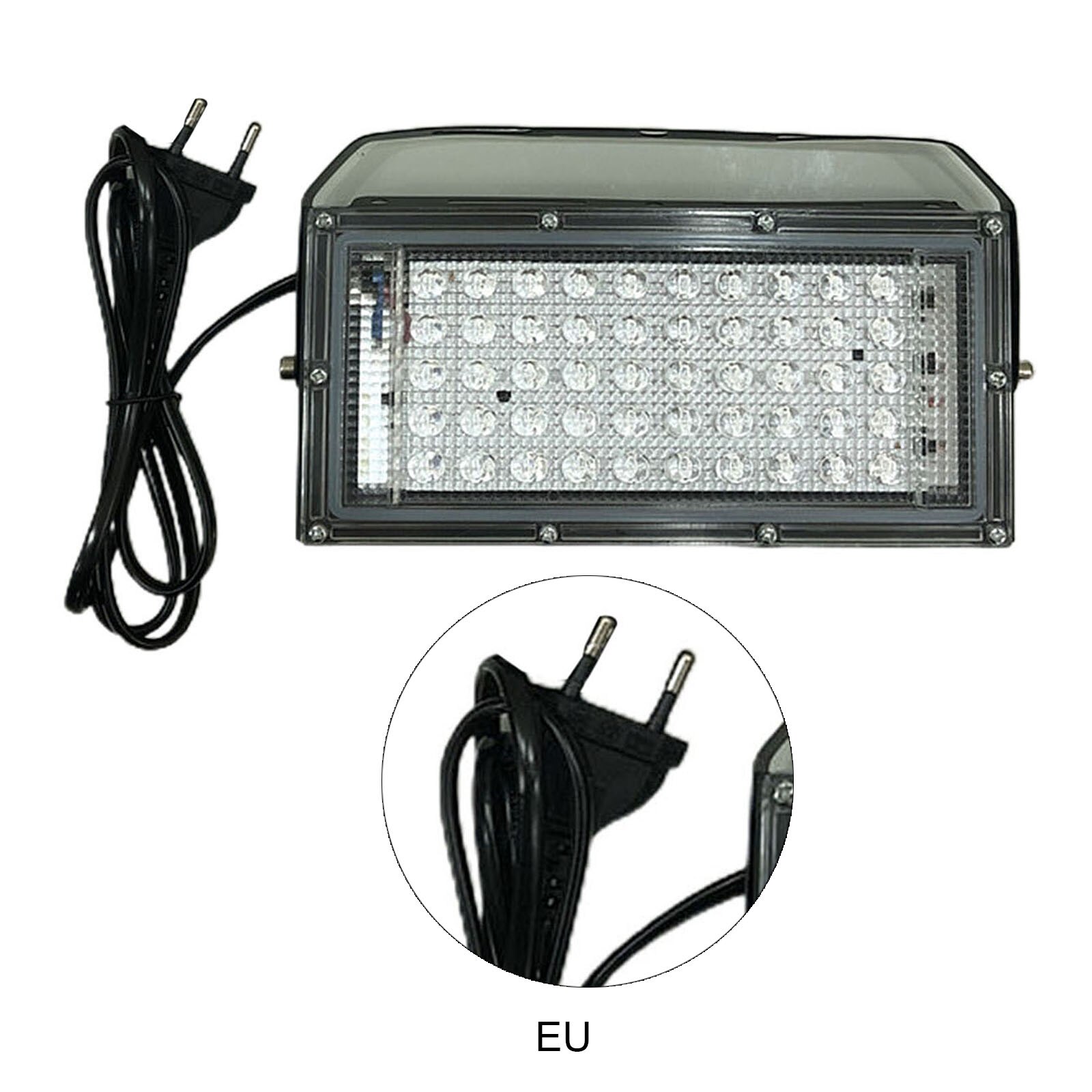 Uv Overstroming Licht 50W 110V Uv Lijm Uitharden Paars Lamp Ultraviolet Led Lamp Led Black Lights Blacklight Armaturen glow In The Dark: EU plug