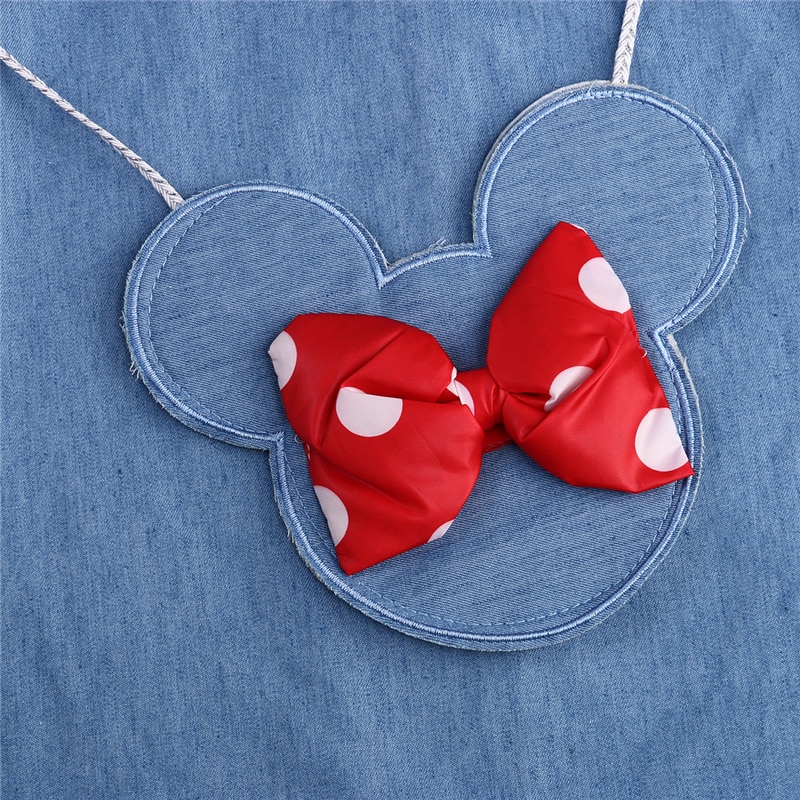 Zomer Jurk Baby Meisjes Kleding Mode Meisje Jean Jurk en Leuke Tas 2 in 1 Kind Jurk Set