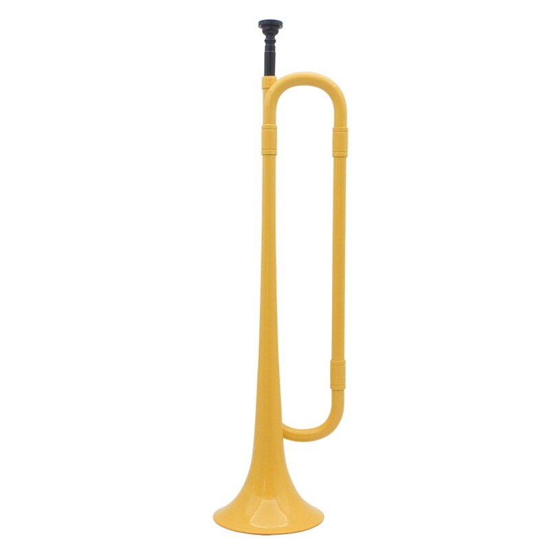 Tromba in plastica-comoda impugnatura ergonomica-suono autentico Bb per studenti e principianti costruzione in ABS: giallo