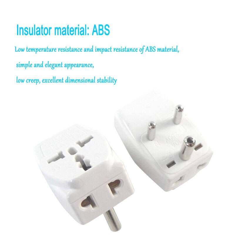 Universal Power Plug 1 TO 3 Ways Small South African Plug to EU UK US AU Conversion Plug Power Adapter Socket