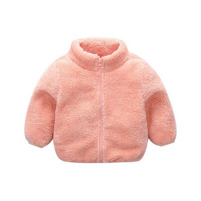 Winter Meisjes Pluche Warme Jas Fleece Warm Pageant Party Warme Jas Snowsuit 1-5Y Baby Zip Up Jas Bovenkleding kid Kleding: D / 6m
