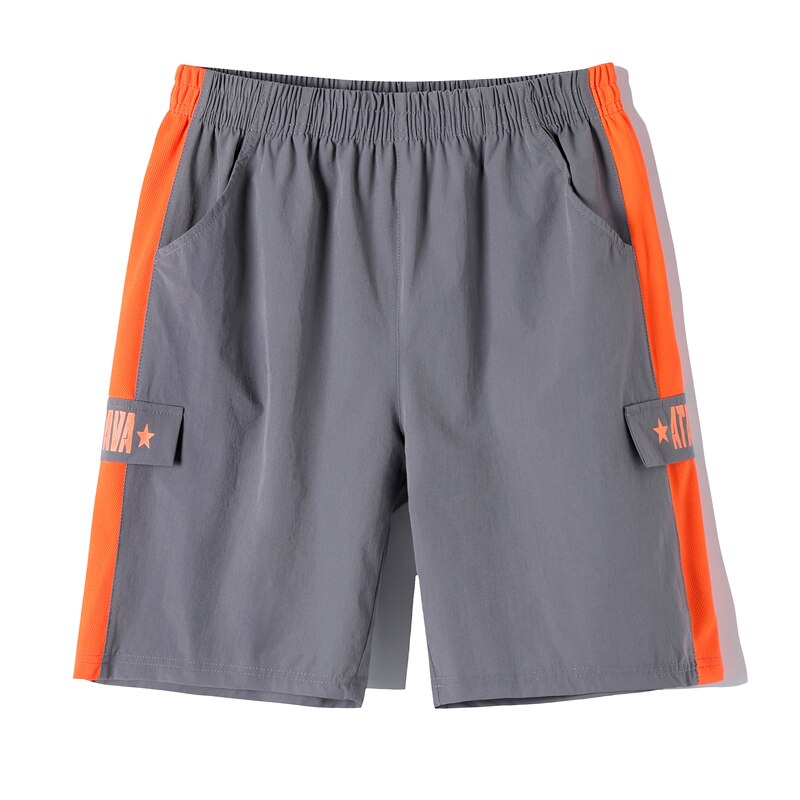 séchage rapide sport enfants Shorts Football enfants Shorts garçons Shorts décontracté és courir adolescent pantalon respirant vêtements: Gray / 4T