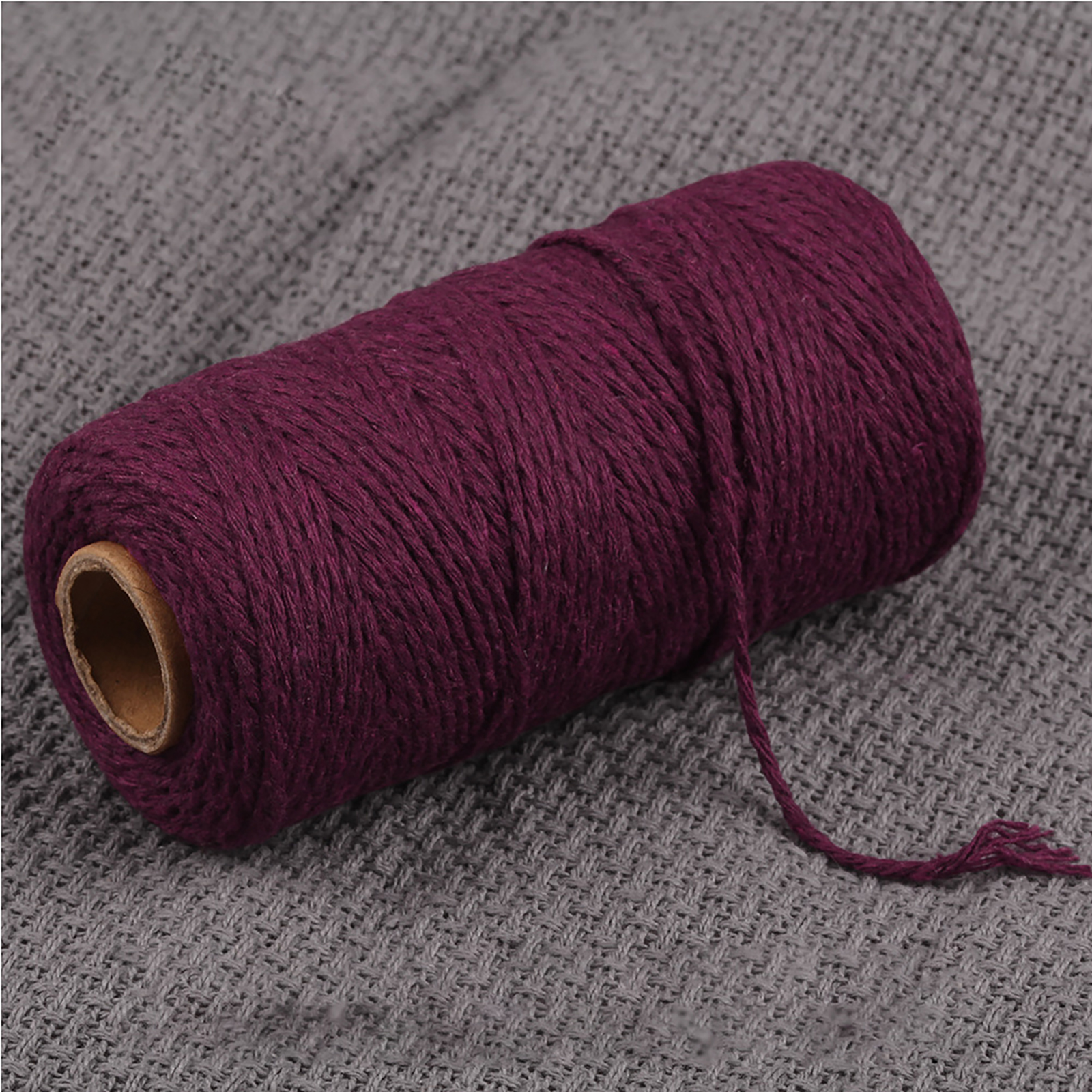Fil en macramé de 2mm, 110Yards, pour bricolage, chaîne décorative en coton, pour artisanat, pour fête, mariage, accessoire de décoration: 7