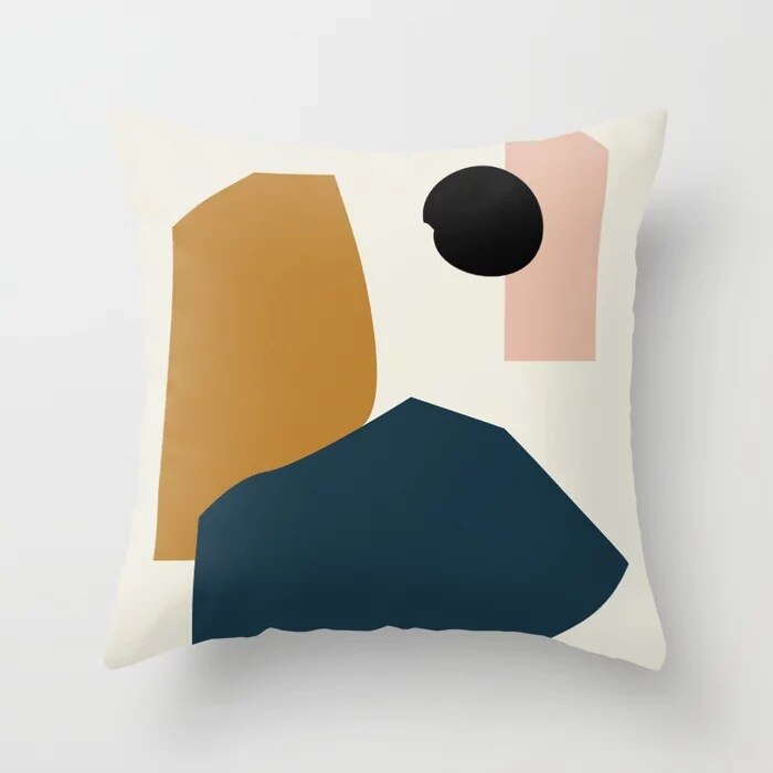 18 &#39;&#39;Geometrische Nordic Kussenhoes Tropic Moderne Art Sierkussen Cover Polyester Kussen Case Sofa Cafe Decoratieve Kussensloop