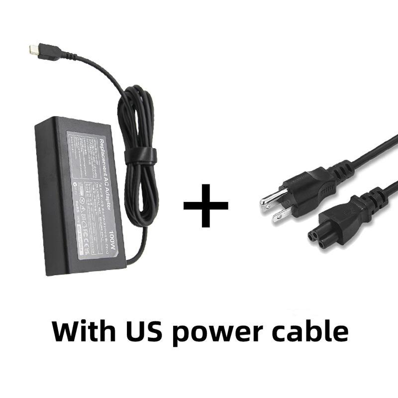 20V 5A 100W USB C Type-C Laptop Charger AC Adapter For Lenovo Idea Pad5 Pro16 Power Supply ADL100YLC3A ADL100YDC3A: Orange