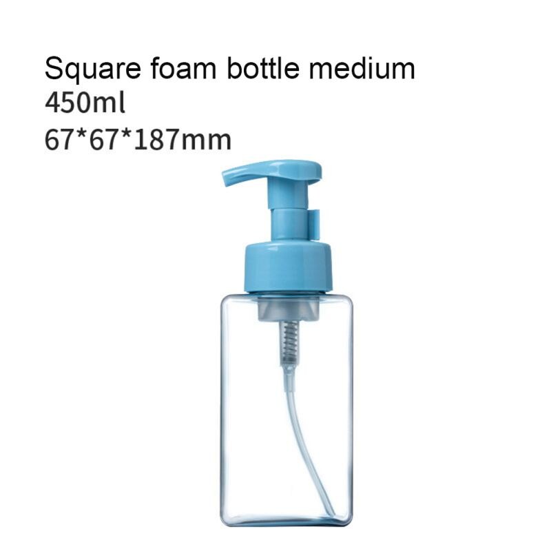 Dispenser Pomp Fles Zeep Lege Mousse Schuim Reizen Badkamer Plastic Schuim Fles Hervulbare 150Ml/300Ml/450ml: 450ml