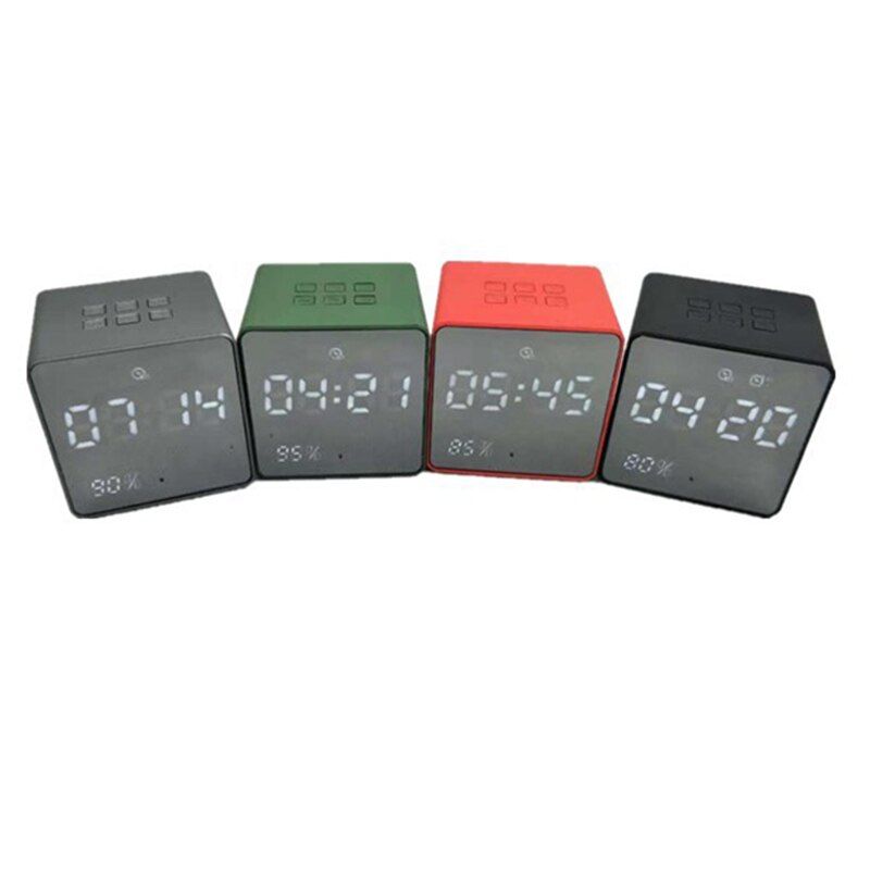 LED Screen Alarm Clock Radio Power Display Digital Clock Bluetooth Speakers RT99