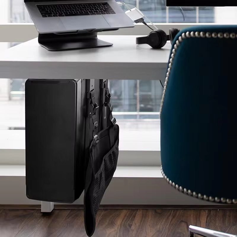 Universele Pc Case Houder Onder Bureau Cpu Stand Wandmontage Verstelbare Computer Mainframe Hanger Host Box Stand Beugel Rack