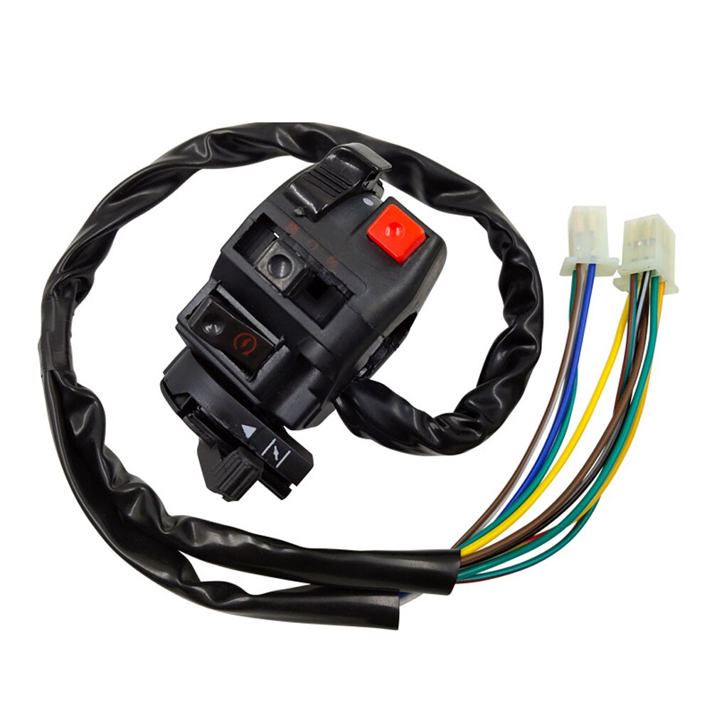 7/8" 22mm Motorcycle Handlebar Multi-function Kill Start Light Choke Switch Assembly For 70cc 90cc 110cc 125cc Quad ATV Buggy