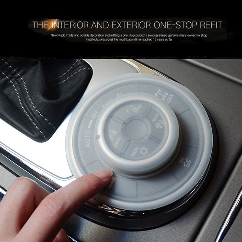 SRXTZM Car Center Console Control Switch Cover Silicone Anti-dust Protective Cover Car Styling For Nissan PATROL Y62 1pcs