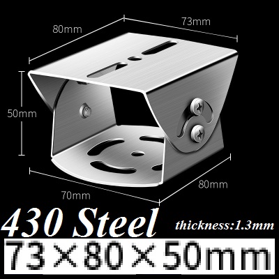 Cardan Joint, Steel and Stainless Steel, PT Joint, Aluminum Alloy Universal Joint CCTV Camera Mounting Bracket 360 Degree Adjust: Red