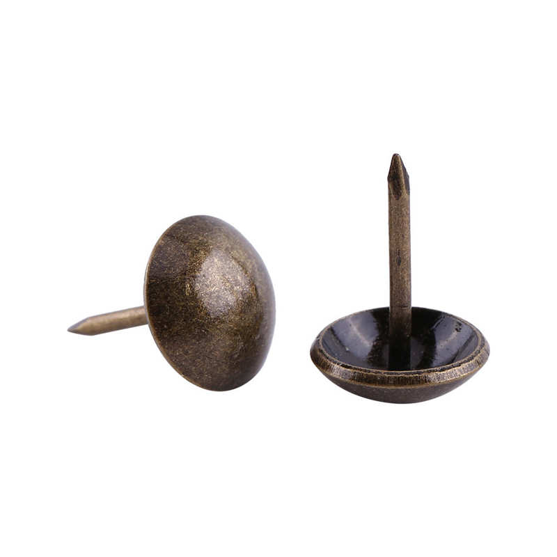 Tachuela decorativa Vintage para muebles, tachuela decorativa con etiqueta metálica de bronce para muebles, sofá y puerta de zapatos, 100 Uds.: 3