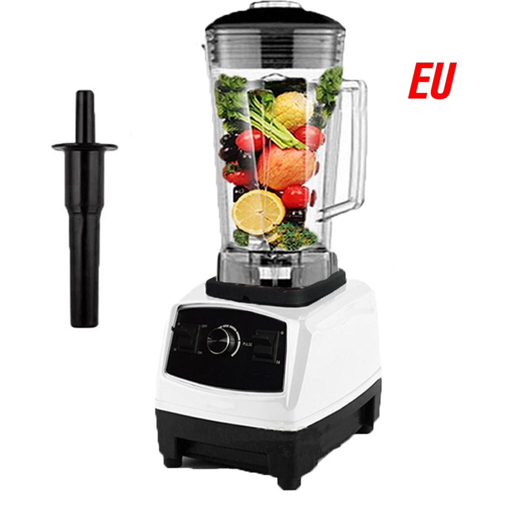 2200W 2L Home Smoothies Power Blender Food Mixer Juicer Food Fruit Processor Smoothie Maker Cooking Machine: white / EU Plug