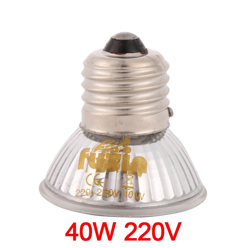 Led lampe pære  e27 uva uvb krybdyr pet terrarium brooder pet varmepære led pære basking lampe pære 25/40/50/60w 110v -220v: 40w 220v