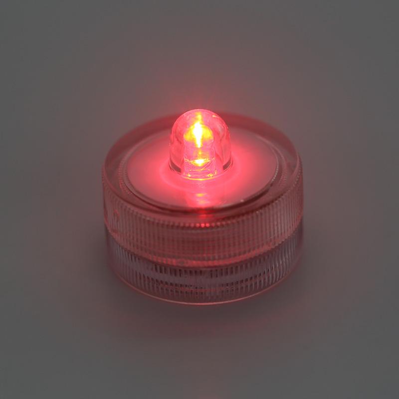 Liten cylinder eko cylinder tillbehör mikro landskap lampa led ljus akvarium led belysning fisk tank ljus: Rött ljus
