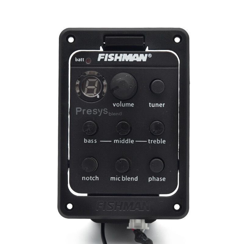 Preamplificatore Fishman 301 Presys Blend per Chitarra Acustica con Equalizzatore, Accordatore e Pickup ABS