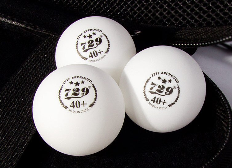 ITTF GOEDGEKEURD 729 Vriendschap 3-Star Naadloze 40 + Plastic Tafeltennis Ballen MaterialPoly Pingpongballen 6 stks/doos