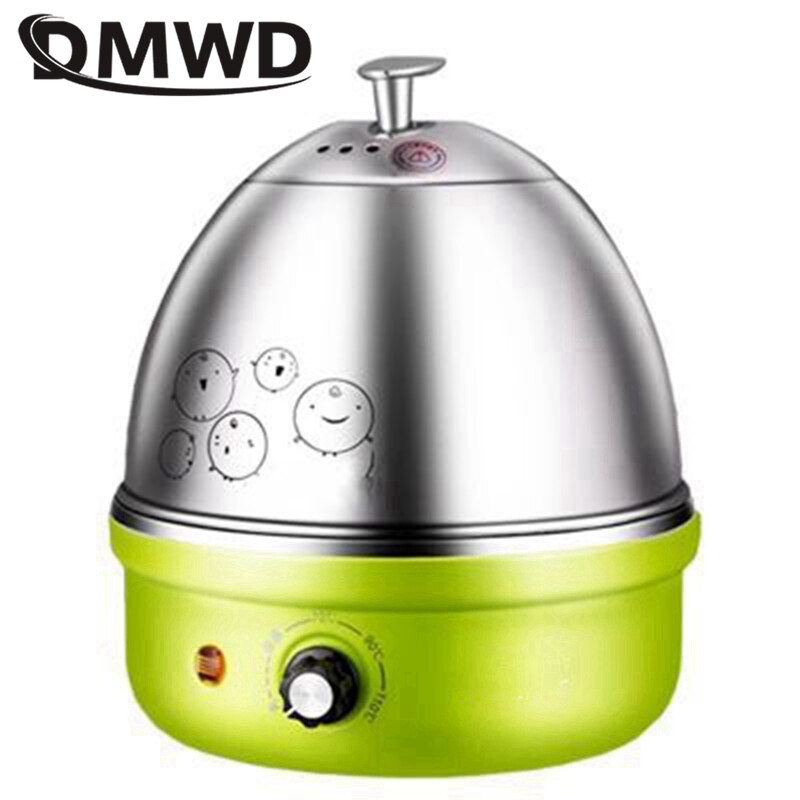 DMWD Multifunktionale Elektrische Eier Kessel Herde Dampfer aufwärmen Für bis zu 7 Eier mais heizung milch Kochen Werkzeug Edelstahl