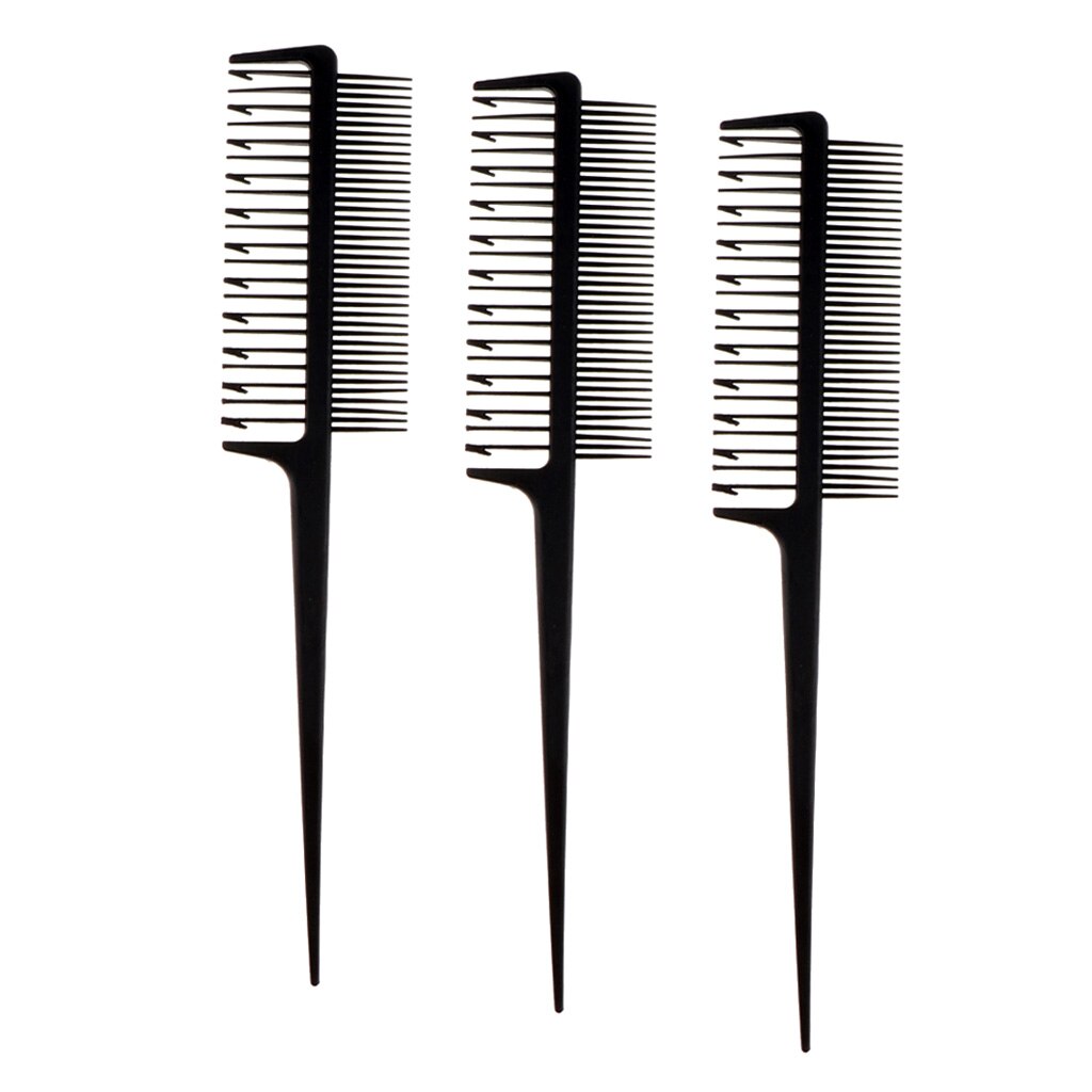 3x Antistatic Weave Highlighting Foiling Hair Comb Hair Coloring