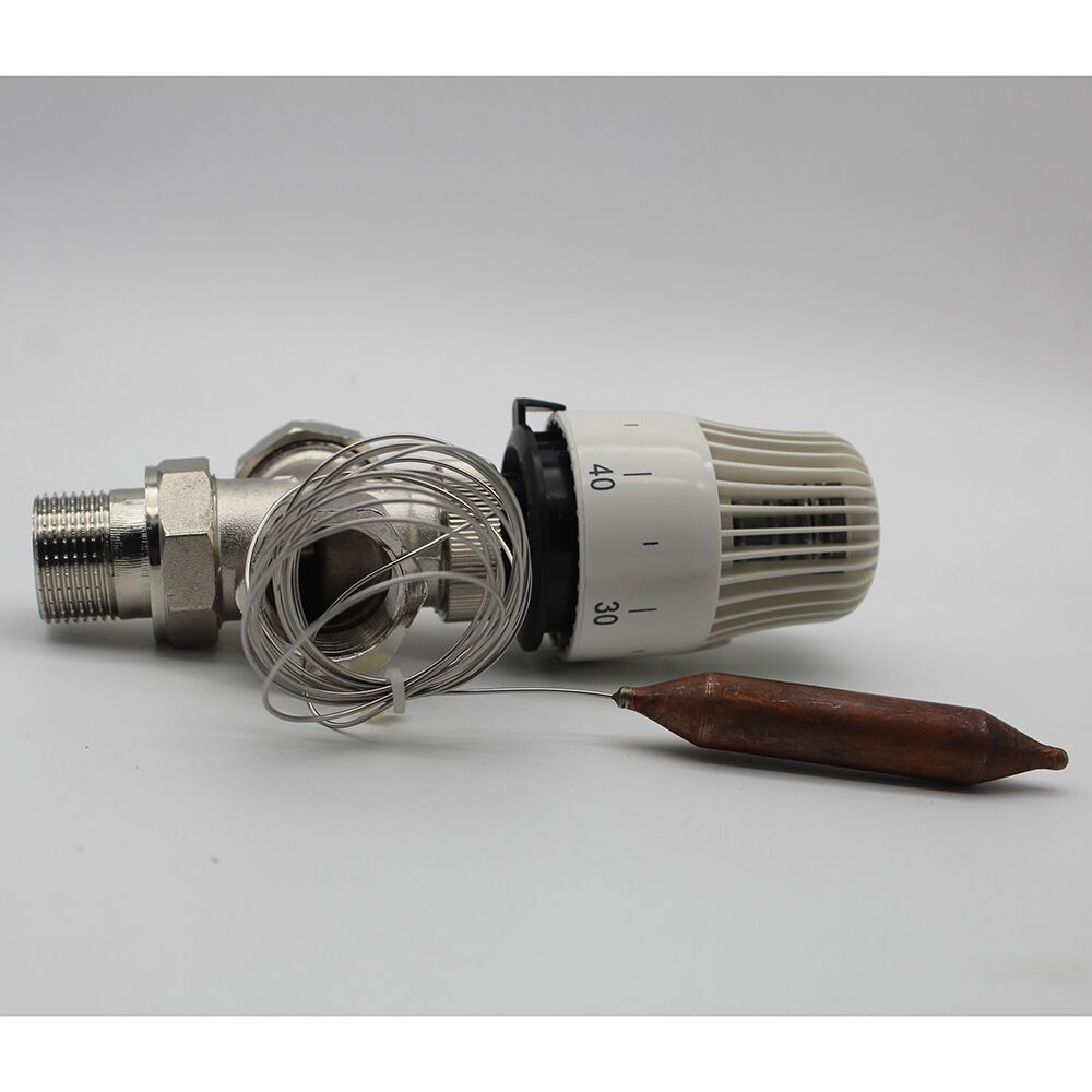 Energy saving 30-70 degree control Floor heating system thermostatic radiator valve M30*1.5 Remote controller Three way valve