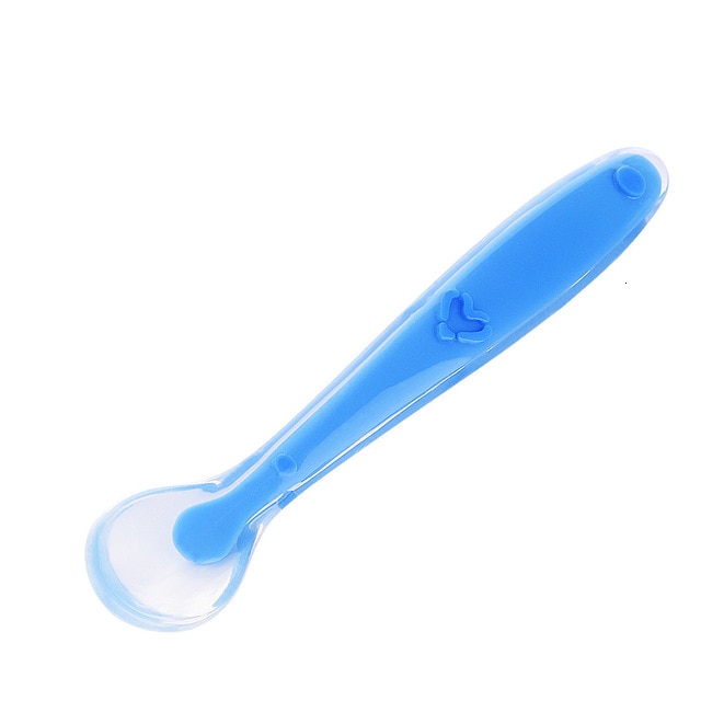 Baby Learning Dishes With Suction Cup Kids Safety Dinnerware Set Assist Bowl Temperature Sensing Spoon Fork Tableware