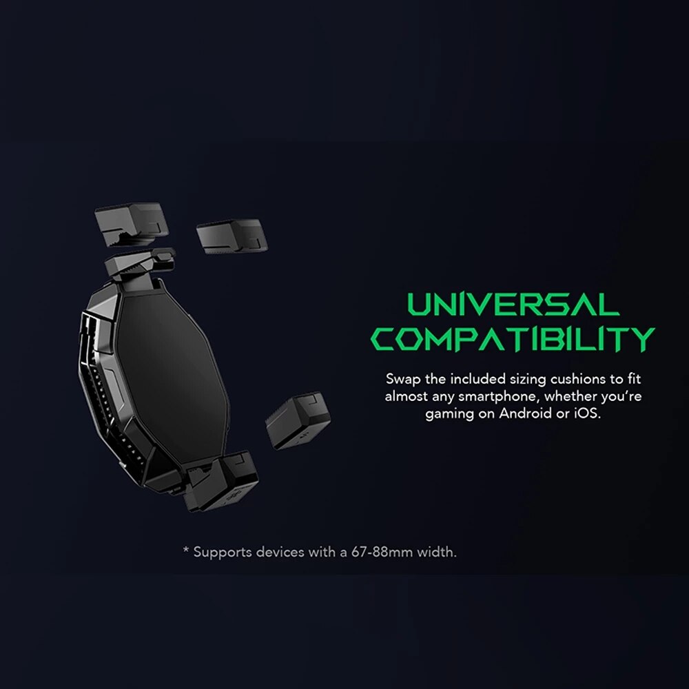 Black Shark-enfriador FunCooler 2 Pro para teléfono móvil, Original, para Poco X3, F3, M3,Xiaomi Redmi Note 10,Redmagic 6,ROG 5