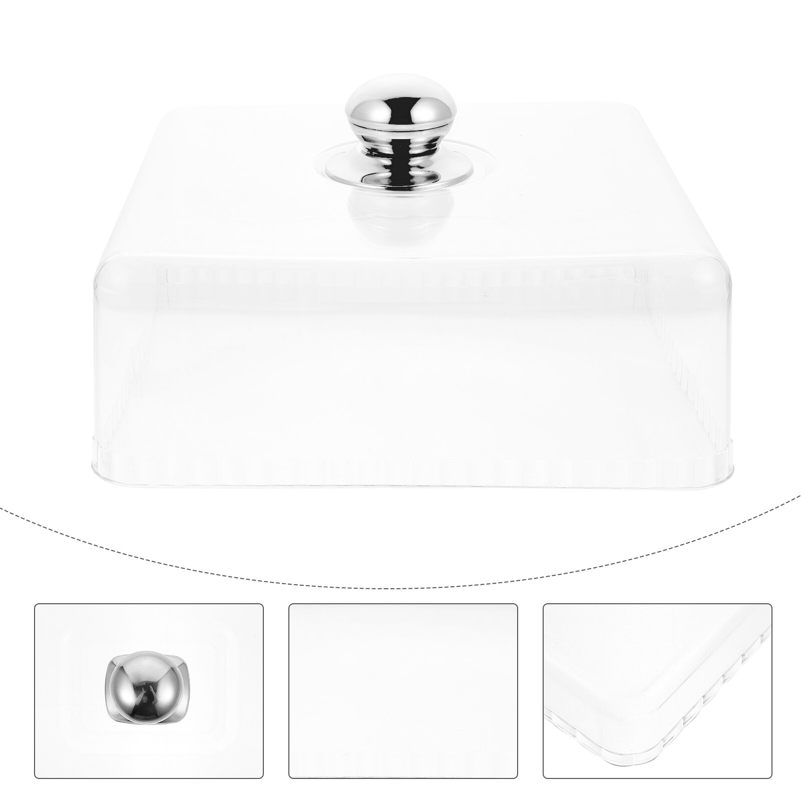 1 Pc Durable Cake Cover Cake Protective Cover Household Dust-proof Cover: 26X26X9.5CM